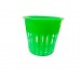 Пластиковый зеленый сетчатый горшок 108х98 мм